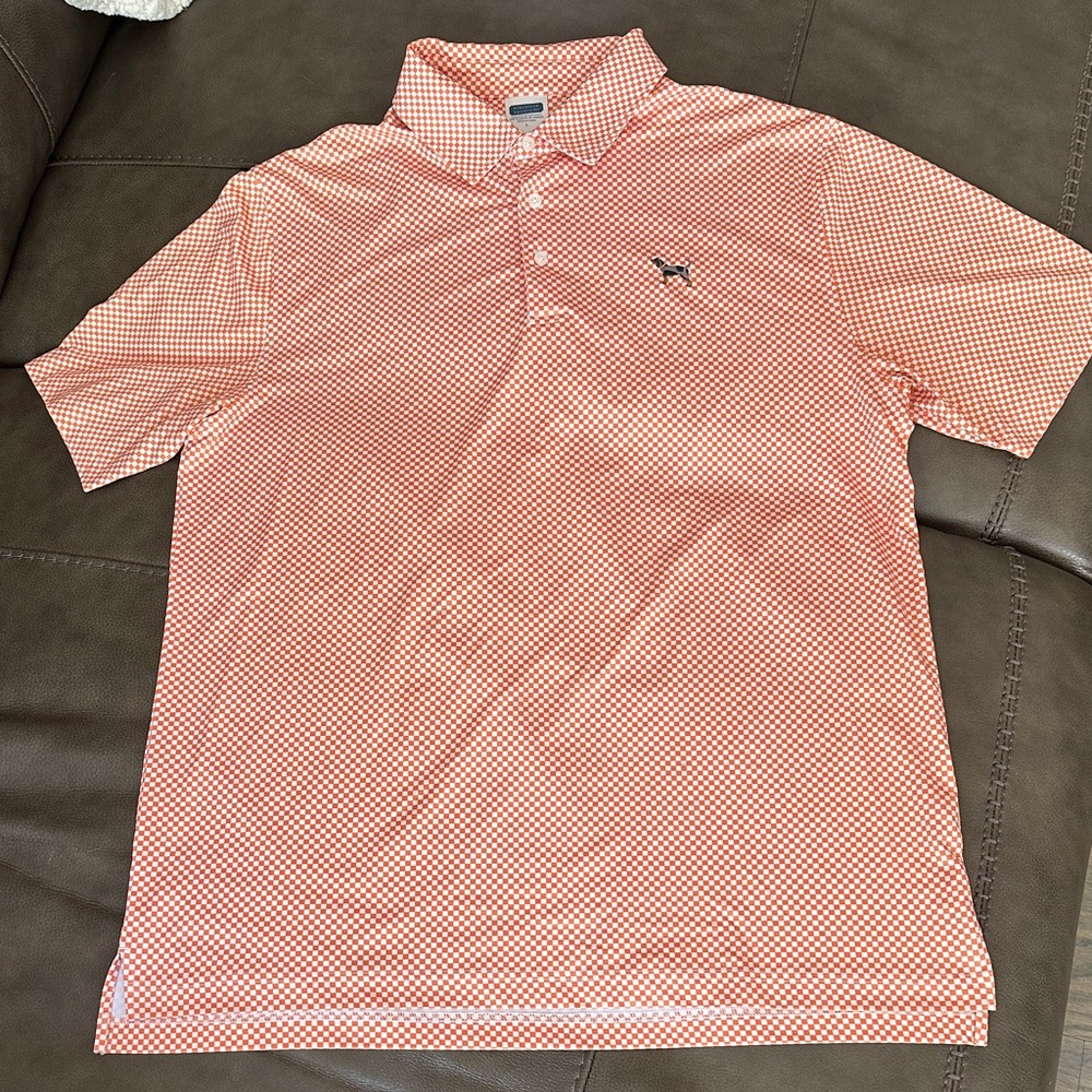 Tennessee Vols Checkerboard Polo with Smokey Logo
